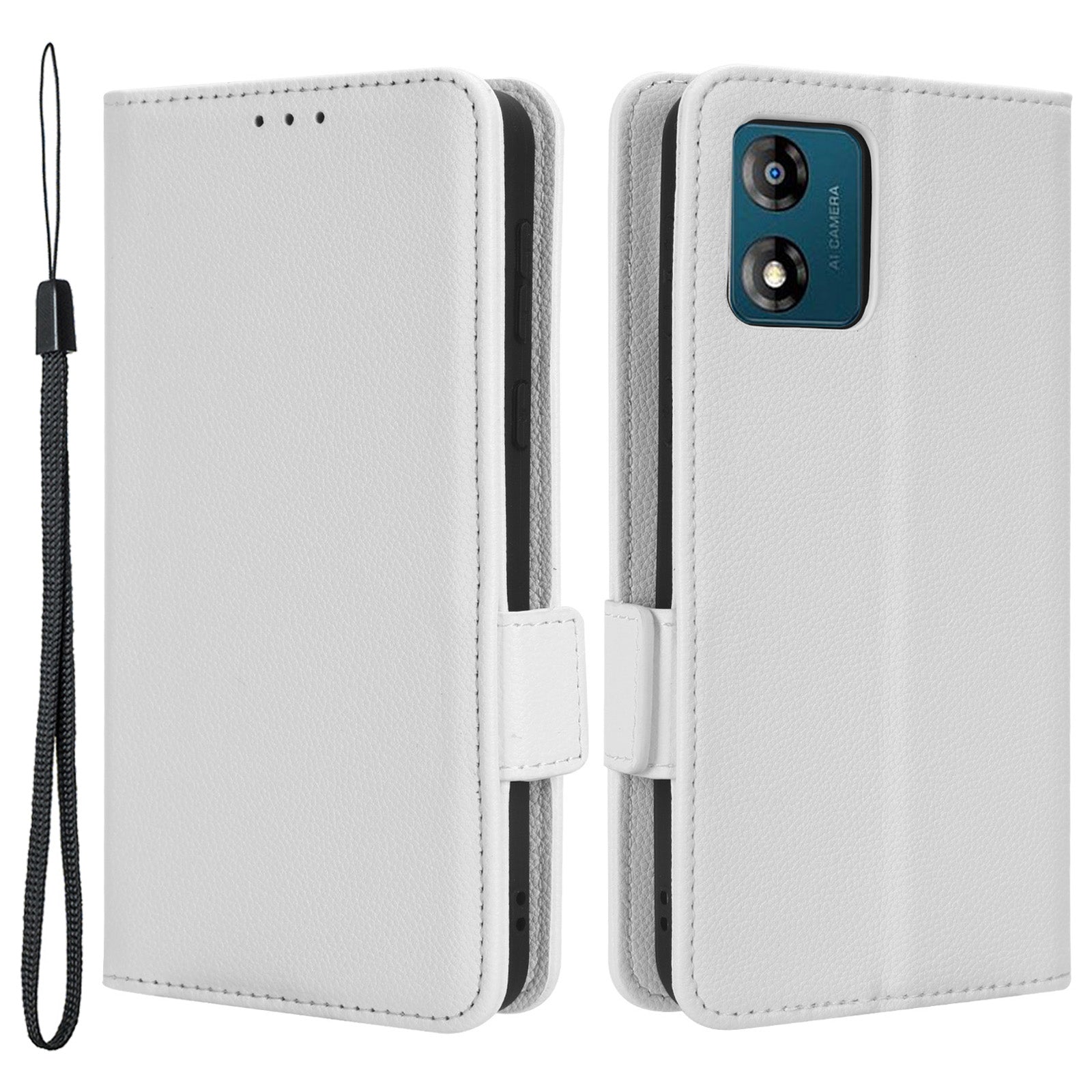For Motorola Moto E13 4G Phone Case Wallet Stand Litchi Texture PU Leather Dual Magnetic Clasp Phone Cover For Motorola Moto E13 4G Phone Case Wallet Stand Litchi Texture PU Leather Dual Magnetic Clasp Phone Cover